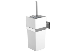 Керамическая и латунная настенная туалетная щетка