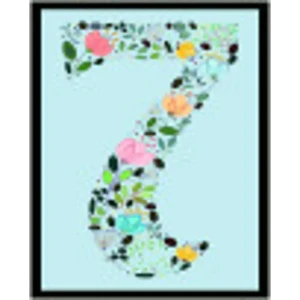 Цифра «7» самоклеящаяся 50x40 мм пенополиэтилен цвет глянцевый мультиколор