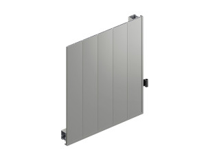 Темная алюминиевая стена