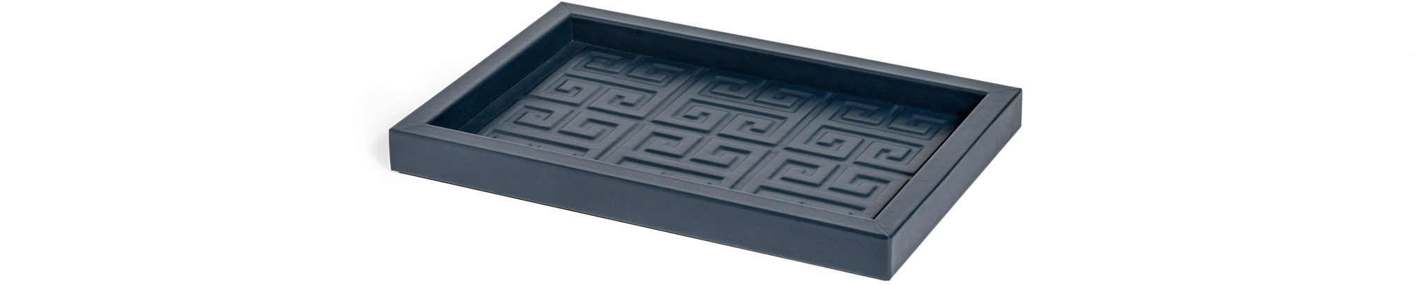 Поднос Canton - 31X20,5XH2,6 см / гладкая кожа_кофе