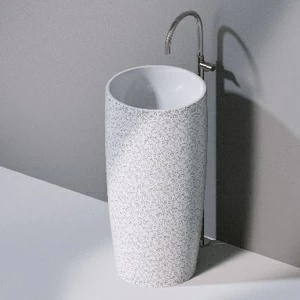 L103T0R0VT.400 Напольная раковина стоящая круглая A. e T. Italia PILLAR