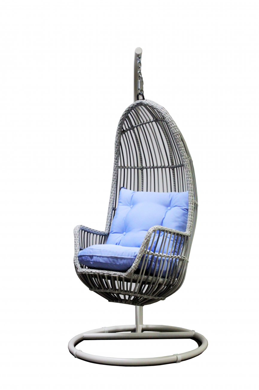 Подвесное кресло Conversation MARYARD ПЛЕТЕНАЯ 014237 Серый  - Вид №2