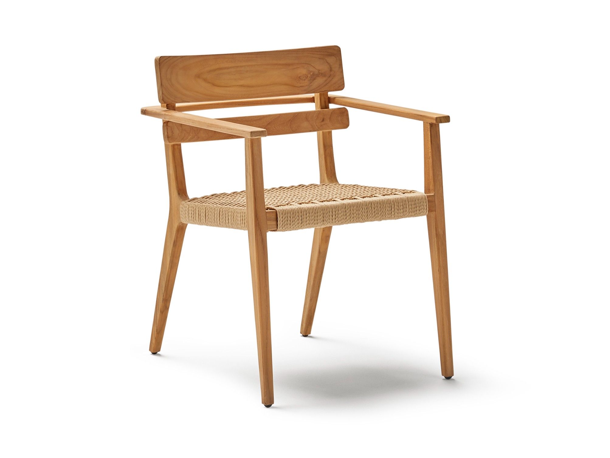 Стул для сада из тикового дерева с подлокотниками POINT Paralel ARCH-00036608