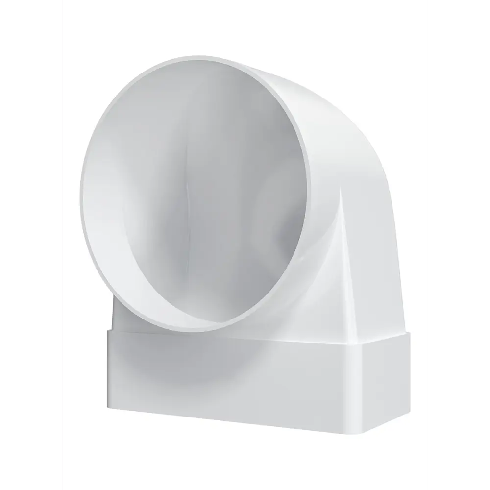 Переходник вентиляционный для плоских воздуховодов Fonet D100 мм 55x110 мм пластик STLM-2024455