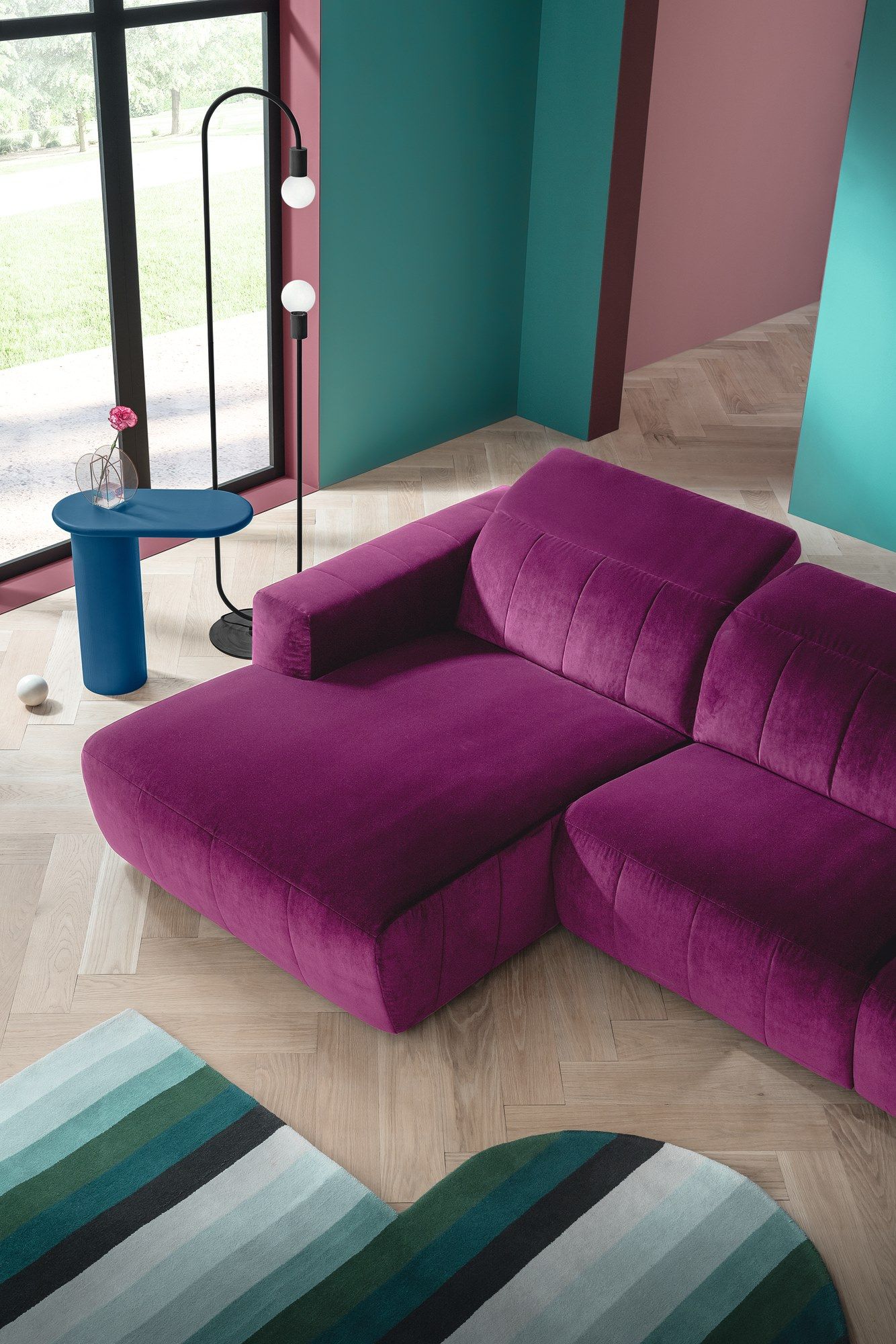 3-местный тканевый диван с полуостровом Felis Softliving ARCH-00144481 - Вид №4