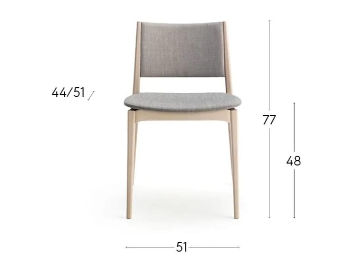 Штабелируемый стул из бука Billiani Blazer ARCH-00067628 - Вид №2