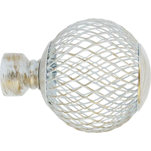Наконечник Orbis Шар сетка металл цвет серебро 7.6 см 1шт. 86015668 STLM-2058529