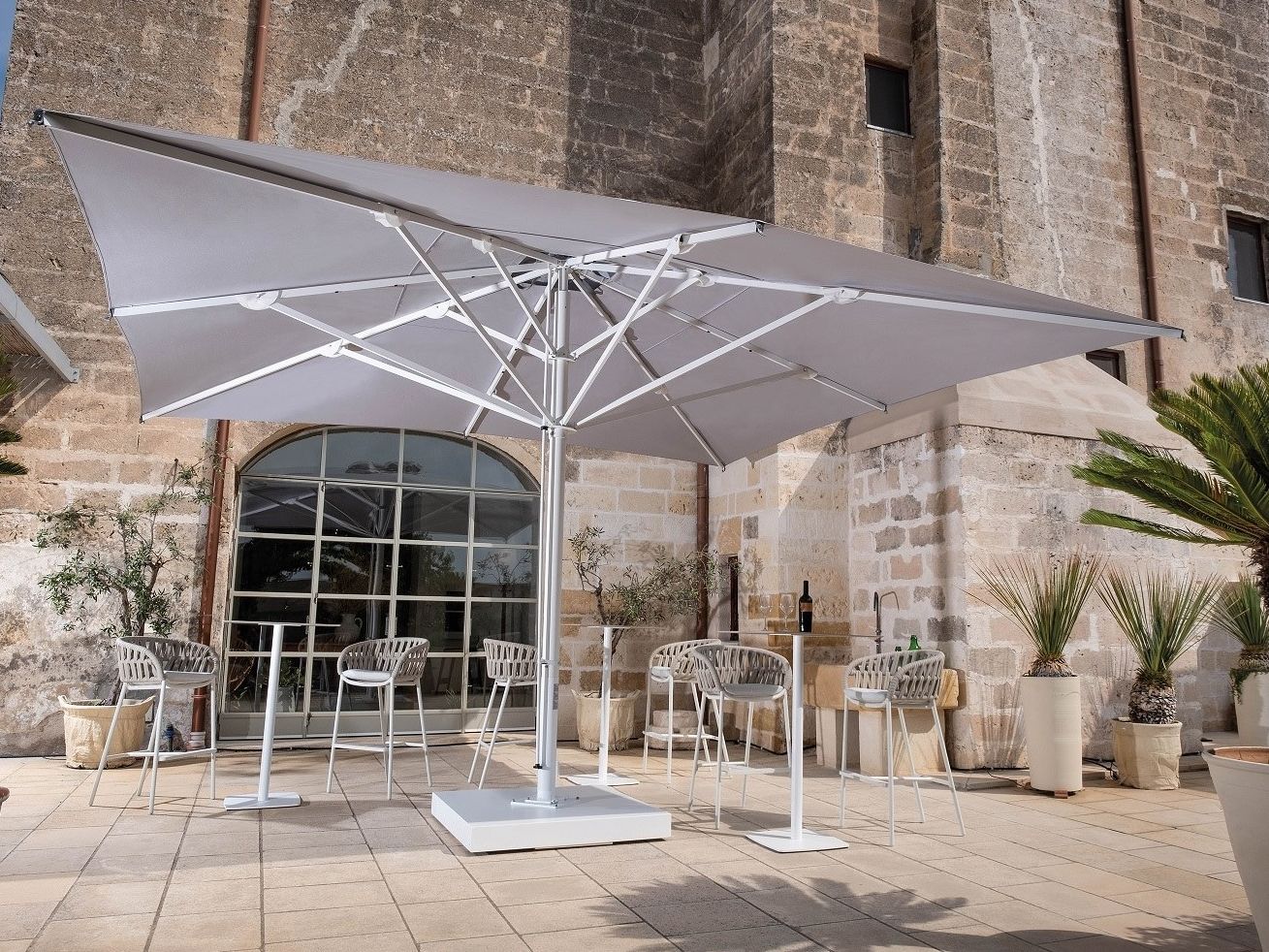 Квадратный зонт с телескопическим закрытием Scolaro Parasol ARCH-00019500