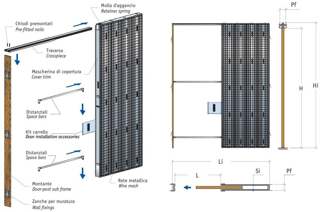 Scrigno Опорная рама для раздвижных дверей малой высоты Scrigno gold sun-id-1470534 - Вид №3