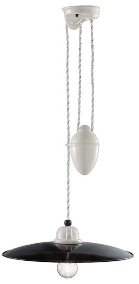 FERROLUCE Регулируемый керамический подвесной светильник B&w sun-id-1434581 - Вид №1