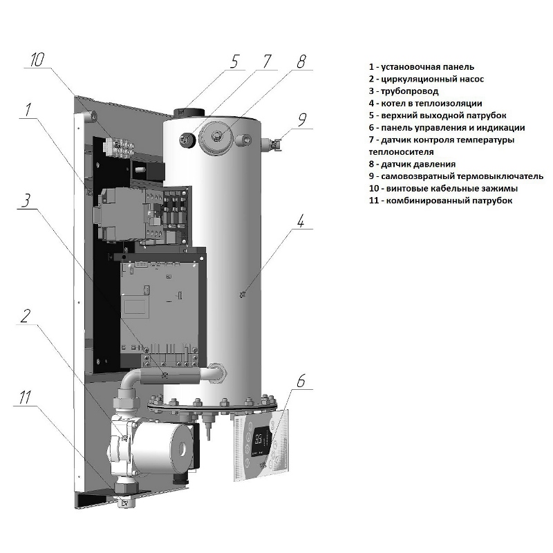 Котел электрический Warmos-RX-II Эван 3,75 12401EVN - Вид №3