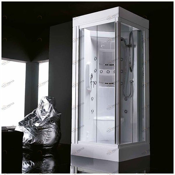 Душевая кабина Gruppo treesse Acquazzurra 80 STI-B7566D белая с гидромассажем угловая правая STIB7566D