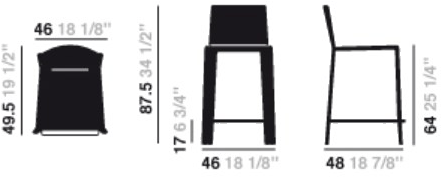 arper Дизайнерский пуфик Norma sun-id-1347641 - Вид №4