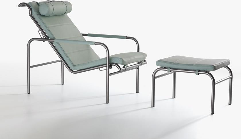 Zanotta Мягкое кожаное кресло для отдыха sun-id-1407696 - Вид №4