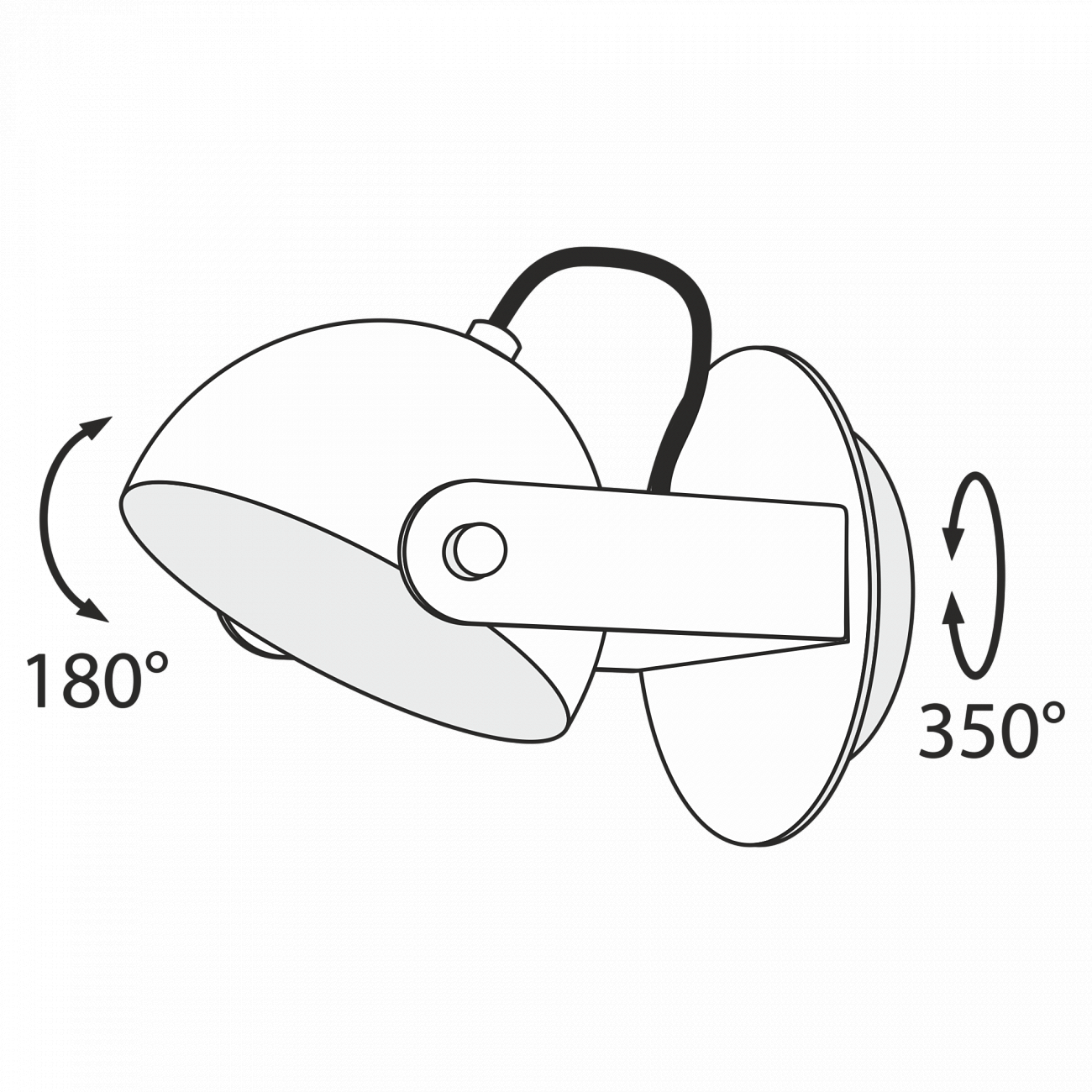 Бра настенное черное Hygge MOD047WL-L5B3K TECHNICAL TECHNICAL 00-3957381 Черный  - Вид №4