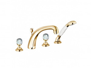 5152445G4 Cмеситель для ванны и душа DN 15 KLUDI 1926 позолоченный, 23 кар