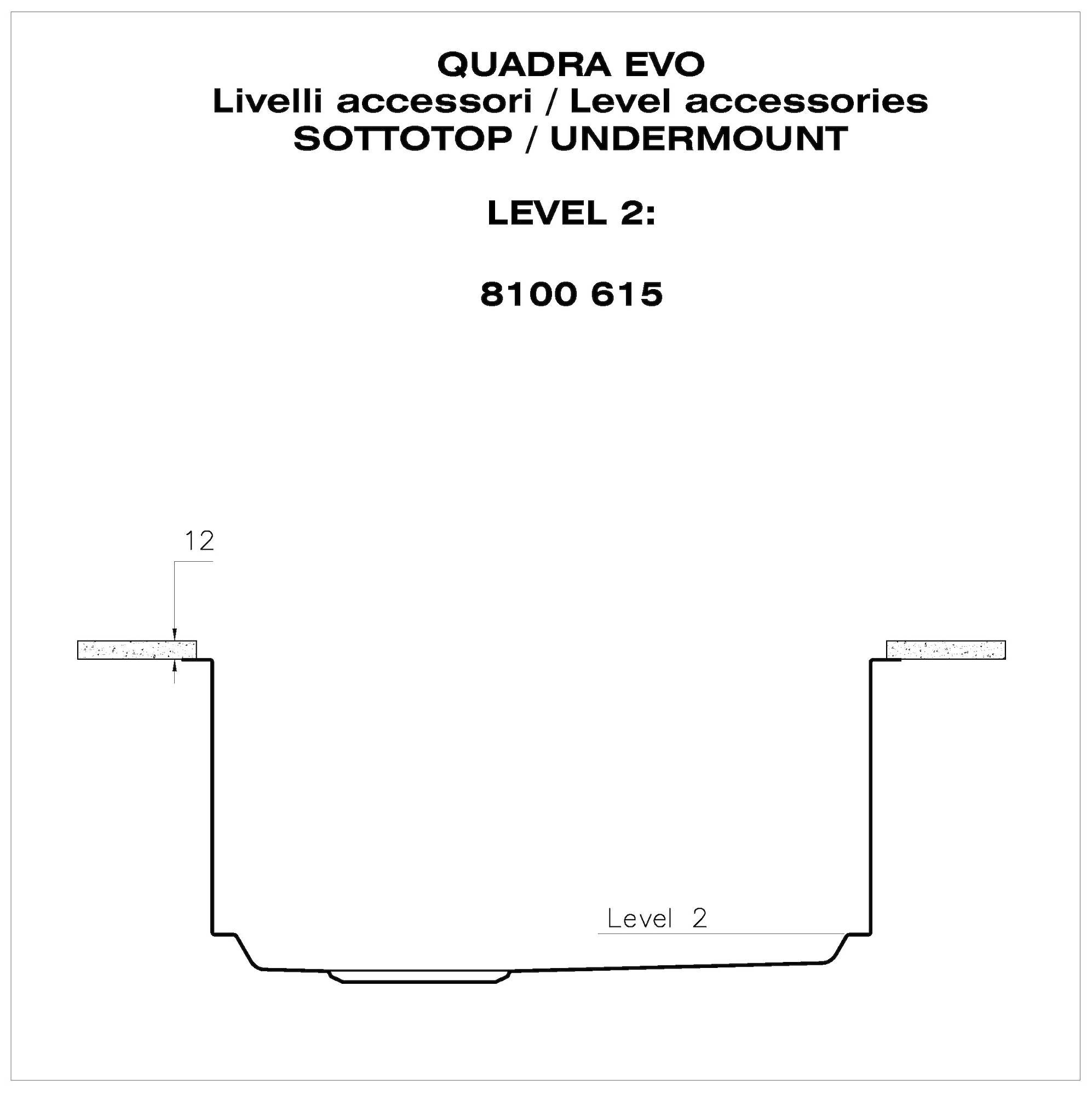 Раковина из нержавеющей стали Foster Quadra Evo ARCH-00135966 - Вид №9