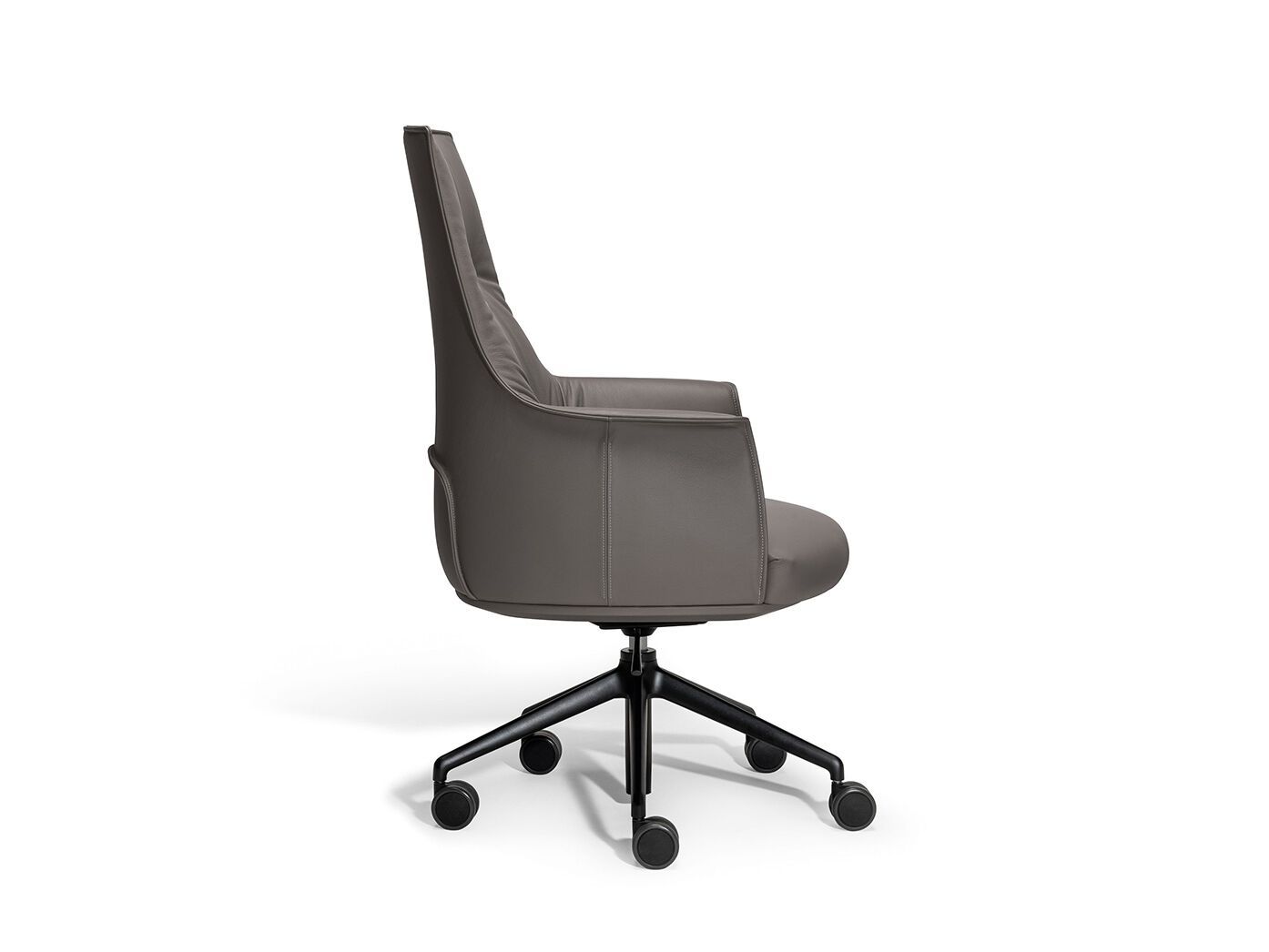 Кожаный офисный стул с высокой спинкой Poltrona Frau офис-офисные кресла ARCH-00090624 - Вид №2