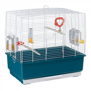 Т00001394 Клетка для птиц REKORD 3 белая 49x30x48,5см FERPLAST