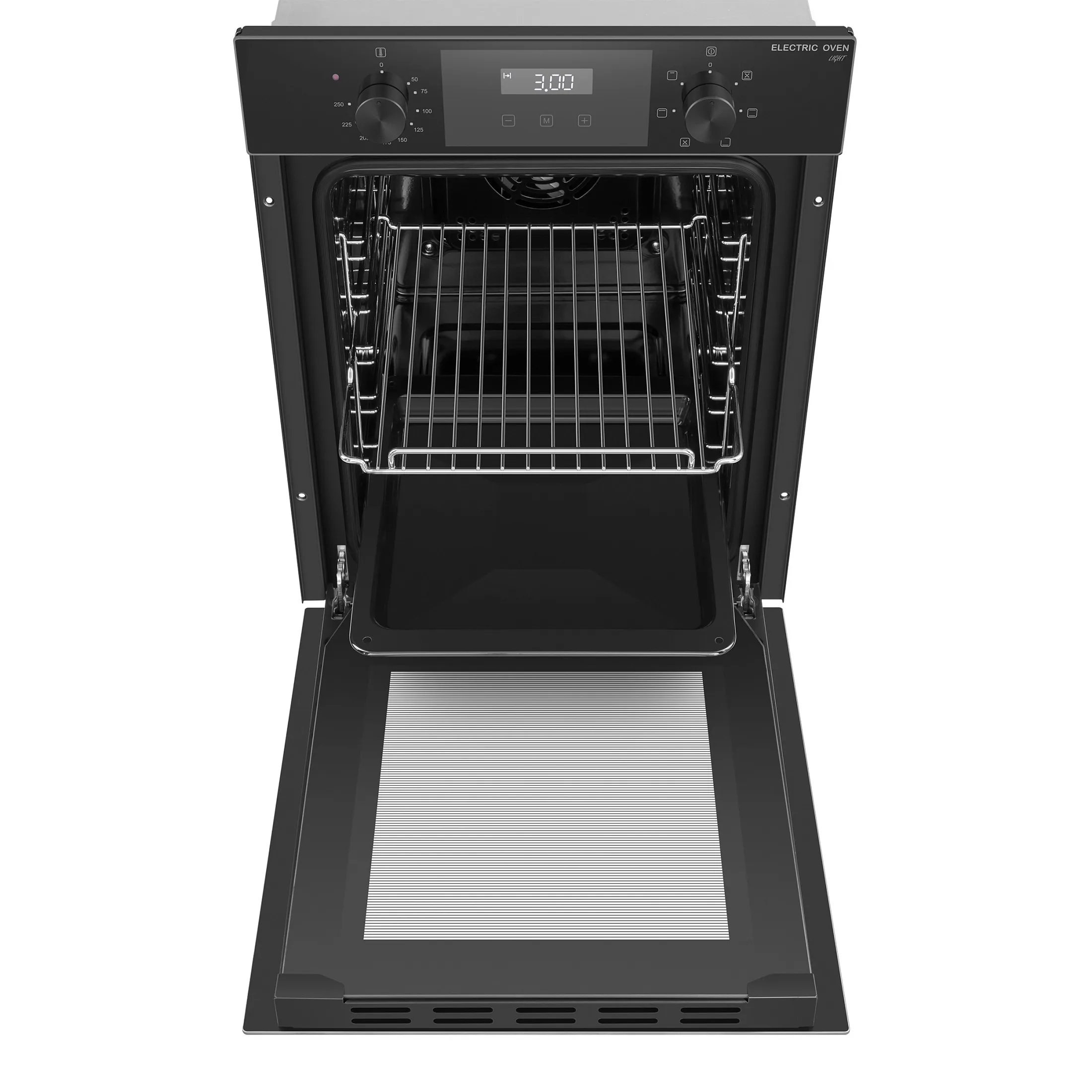 9168811 Электрический духовой шкаф Meferi MEO456BK POWER черный STDN-0107906 - Вид №4