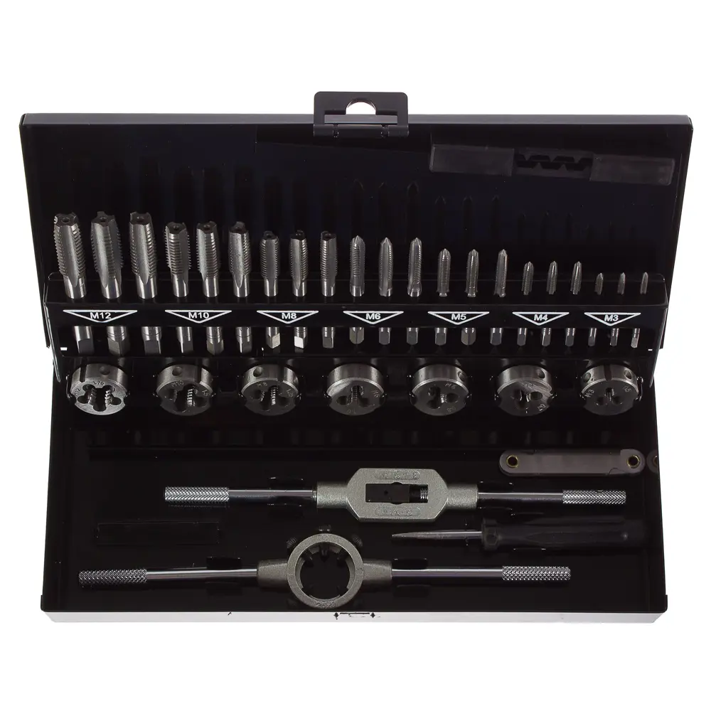 Набор метчиков и плашек M3-M12 32 шт TOPEX STLM-2118958 - Вид №1