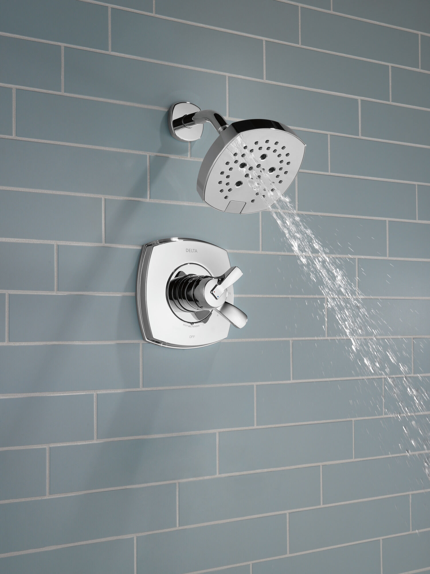 T17276 Только душ серии 17 Delta Faucet Stryke Хром  - Вид №5