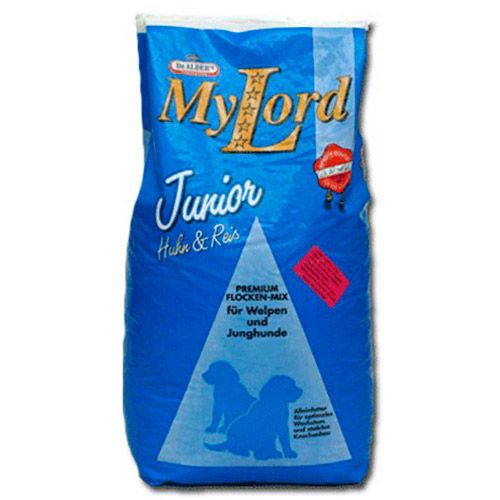 ПР0036087 Корм для щенков, молодых собак My Lord Премиум 100%мясо птицы, рис (хлопья) сух. 15кг Dr. ALDER`s 
