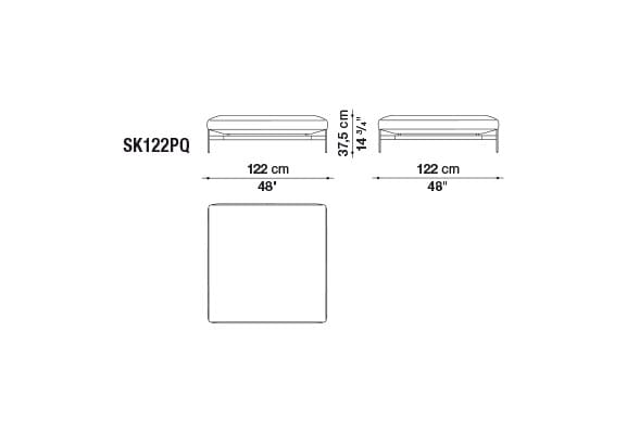 Секционный диван из ткани B&B Italia SAKé ARCH-00142615 - Вид №27