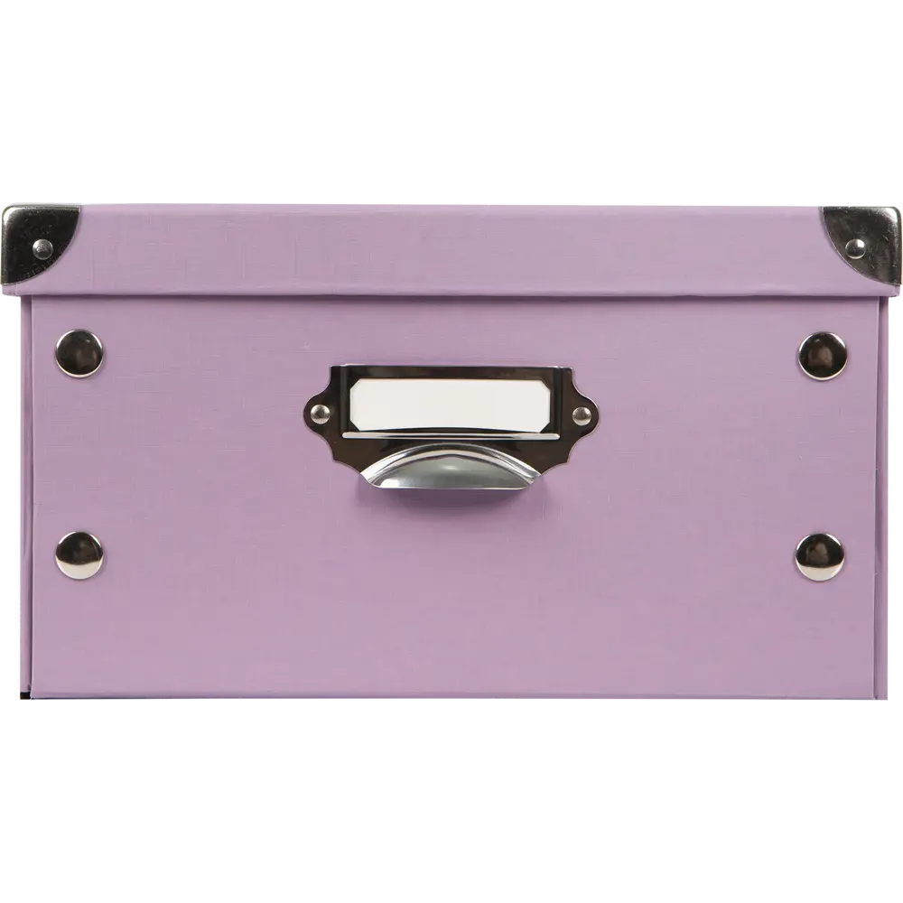 Коробка 37.5x15x27.5 см, картон цвет сиреневый STORIDEA STLM-2183139 - Вид №2