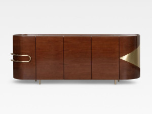 Дубовая мебель с гранитной столешницей