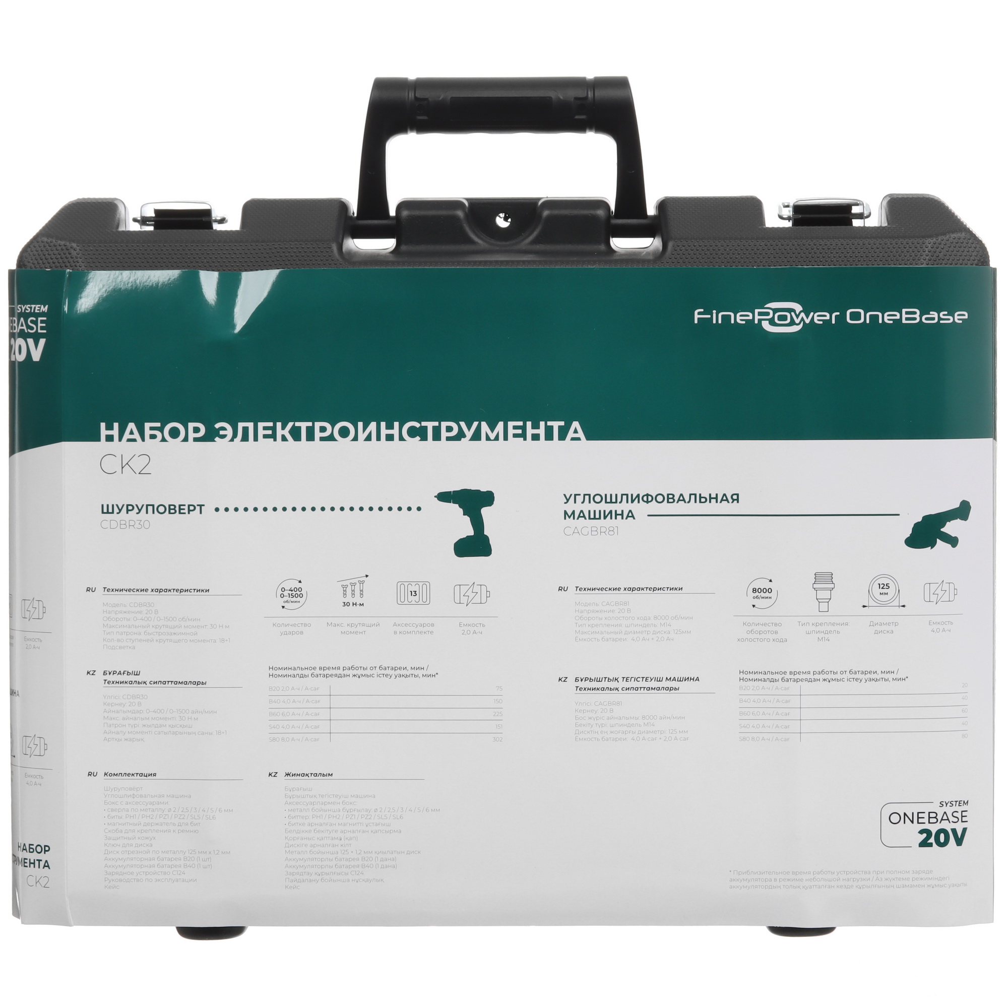 Набор электроинструментов FinePower CK2 OneBase20 5433915 STDN-0051858 - Вид №18