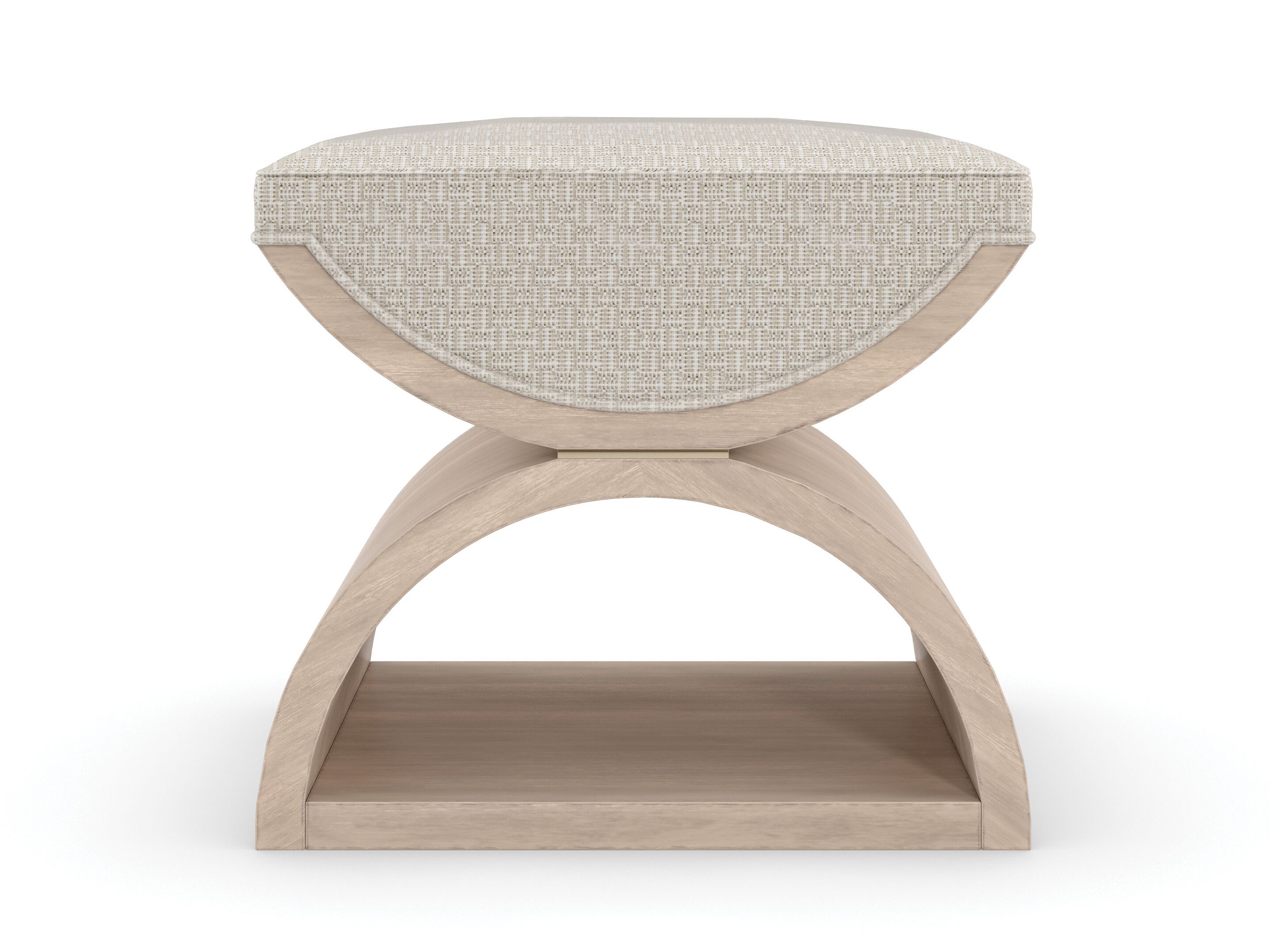 Низкий мягкий стул из ткани и дерева Caracole OPEN ENROLLMENT ARCH-00112390 - Вид №1