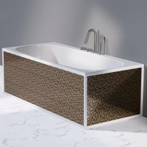 Боковая панель для ванной COVER черная