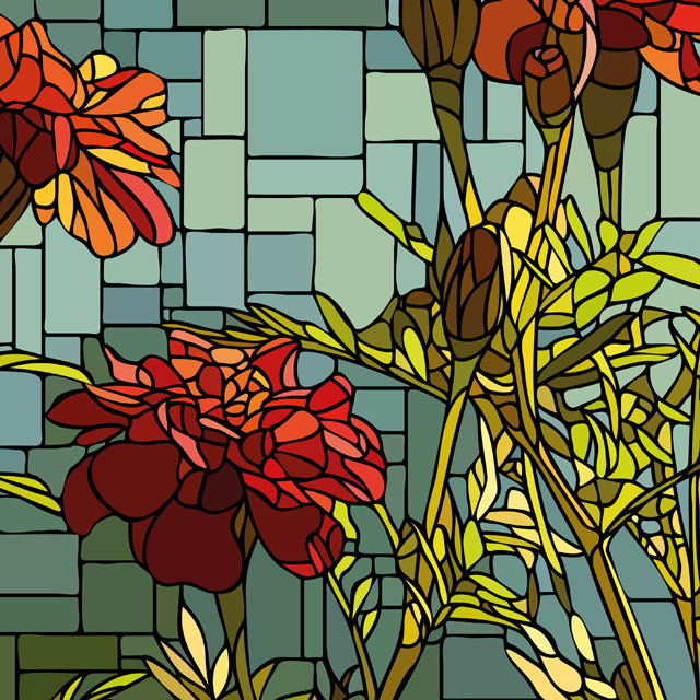 Стеновые панели - Витраж Мармарис LIGRON LIST126 2244 - Вид №5