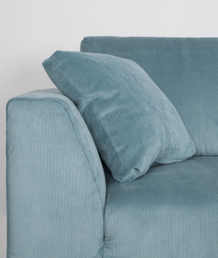 Диван Dragon Rib трехместный синий Zuiver 3200001 - Вид №14