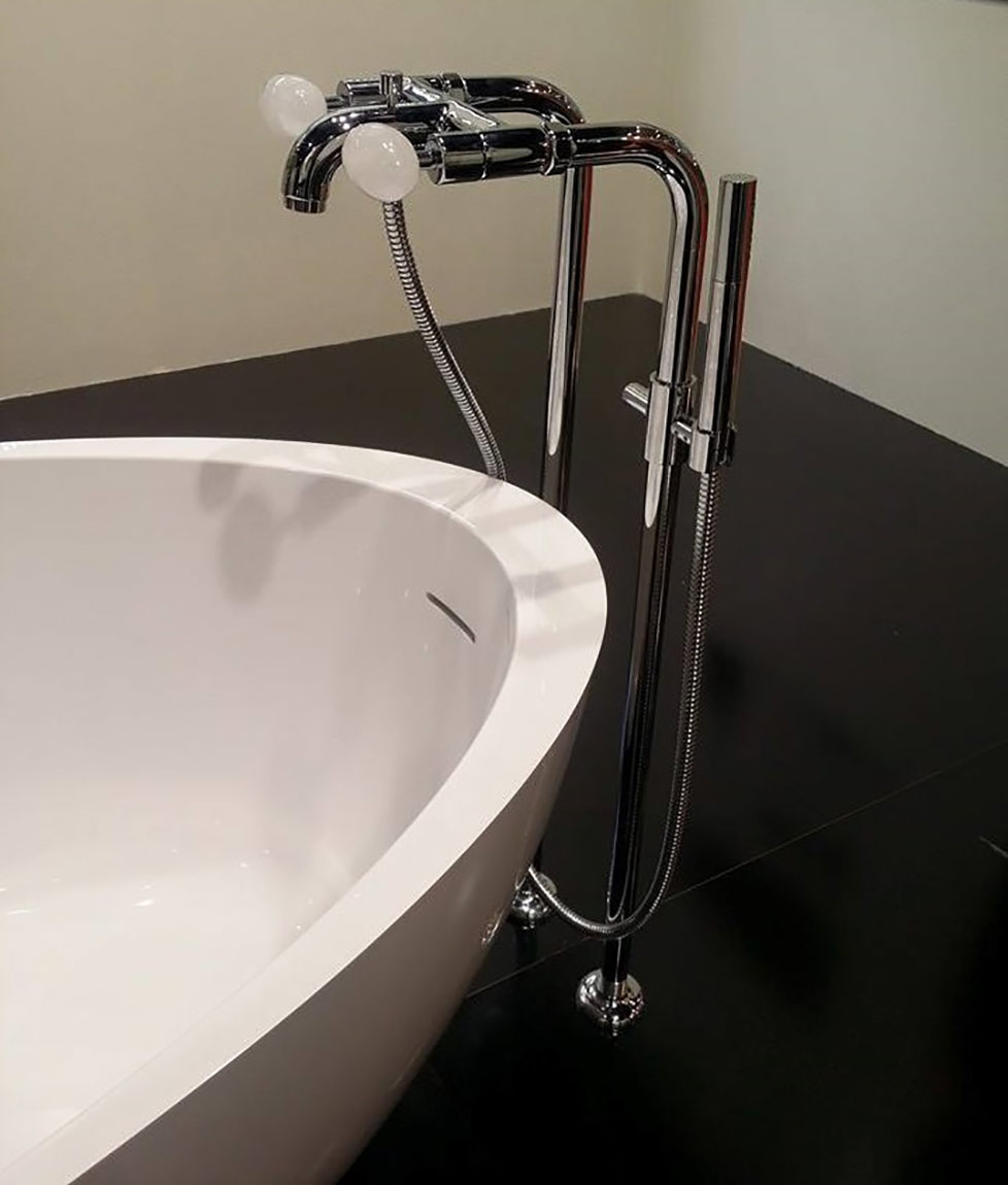 2112 ** 09C Встроенный запорный кран 1/2 ” Nicolazzi Series Cristallo di Rocca  - Вид №5