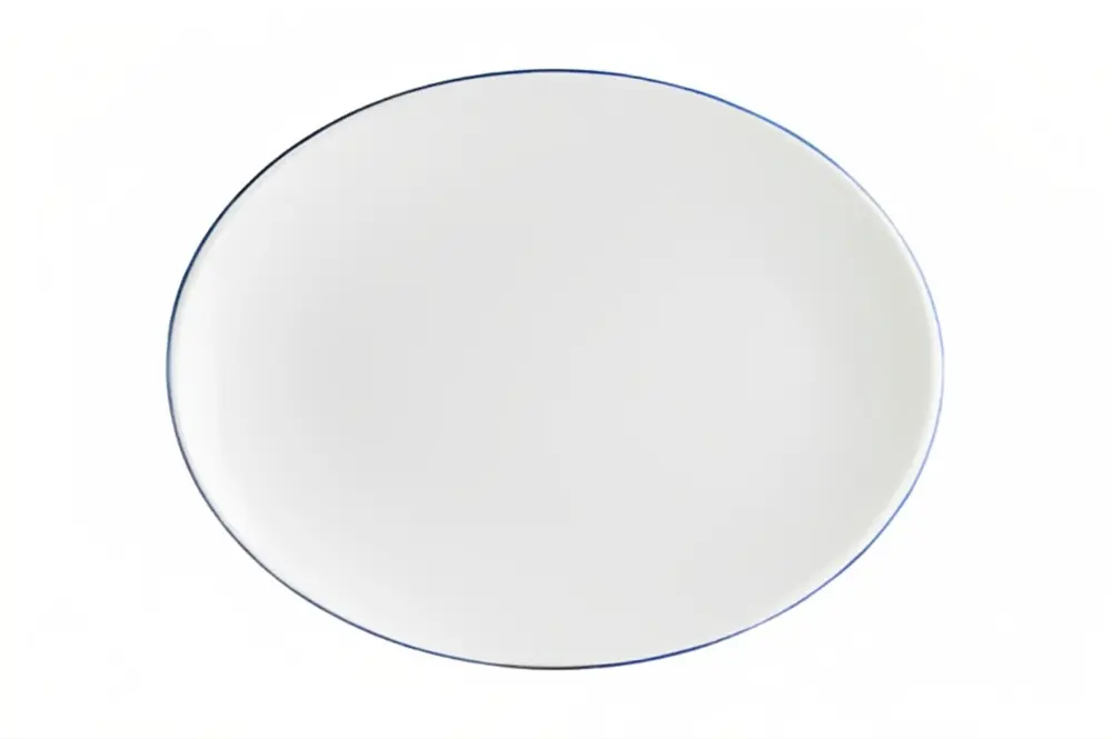 91246999 Блюдо сервировочное Bonna Retro 28x3x36 см фарфор цвет синий STLM-0884223