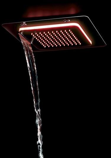 Fir Italia Встроенная светодиодная душевая лейка из нержавеющей стали с хромотерапией Showerssteel 8572388 - Вид №3