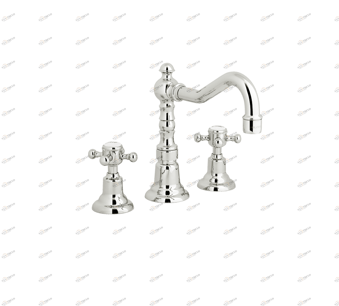 Gentry Home Центр смесителя для раковины до центра два отверстия под смеситель мм Antique Никель GH100965