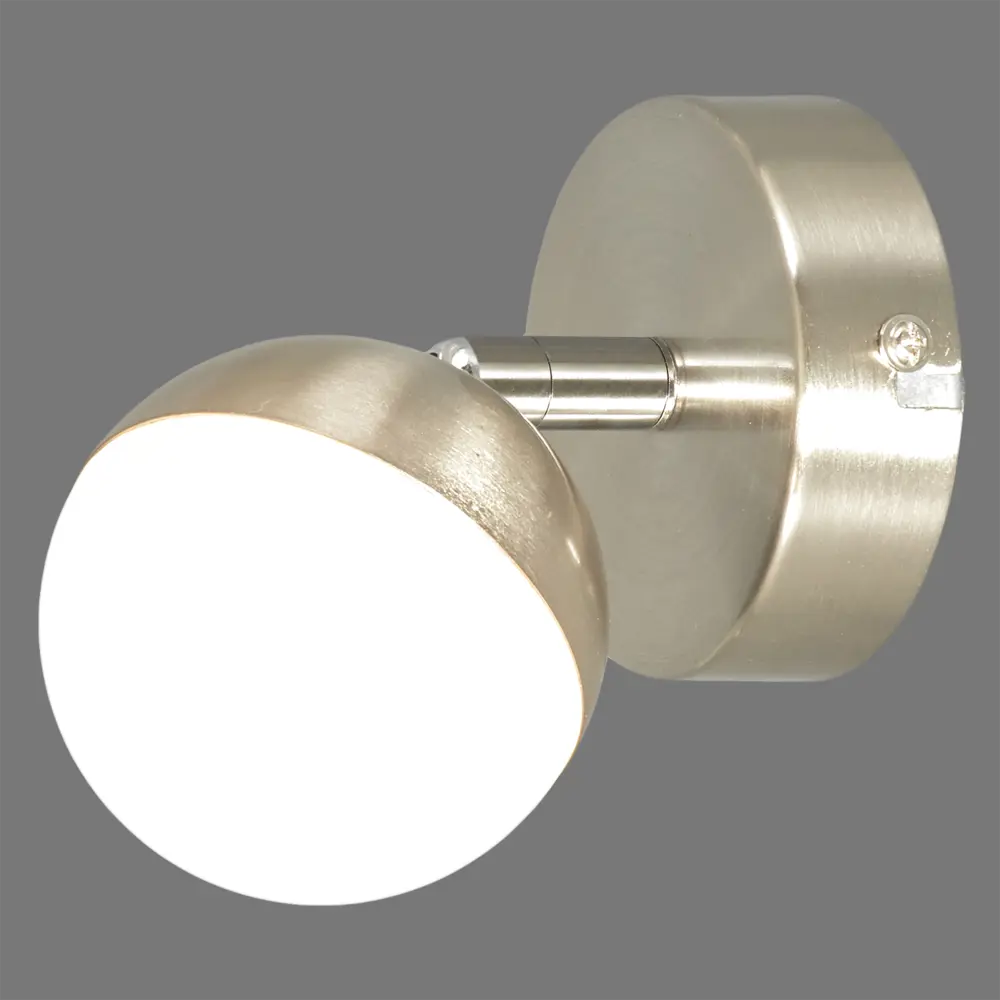 Спот светодиодный Globo 56201, 1x4.8 Вт, цвет матовый никель 18829925 STLM-2181979  - Вид №3