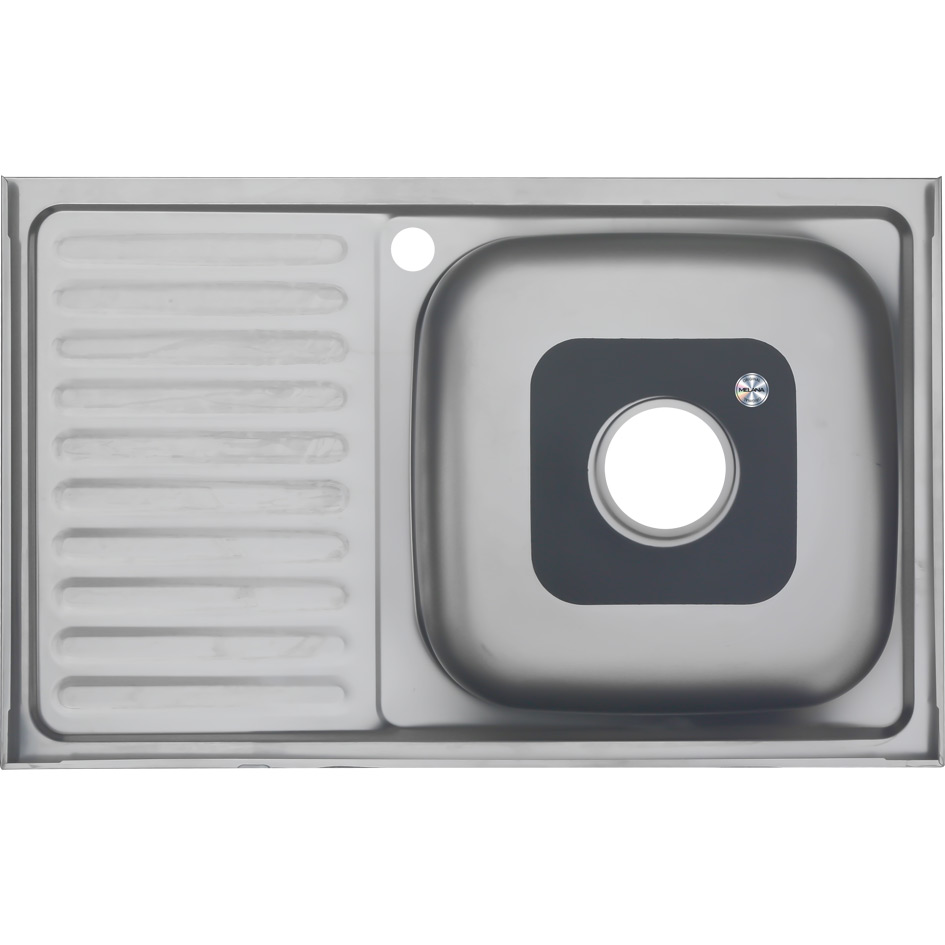 Мойка 8050 R MELANA 0,8/180 накладная прямоугольная с сифоном (005 t R *10) 005 t R (*10) - Вид №2