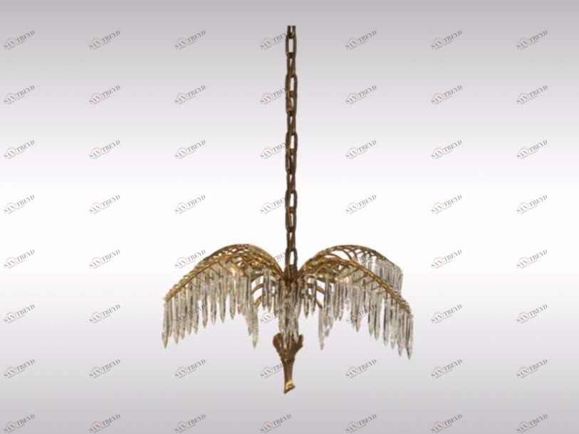 Woka Lamps Vienna Люстра из хрусталя и латуни sun-id-1468160