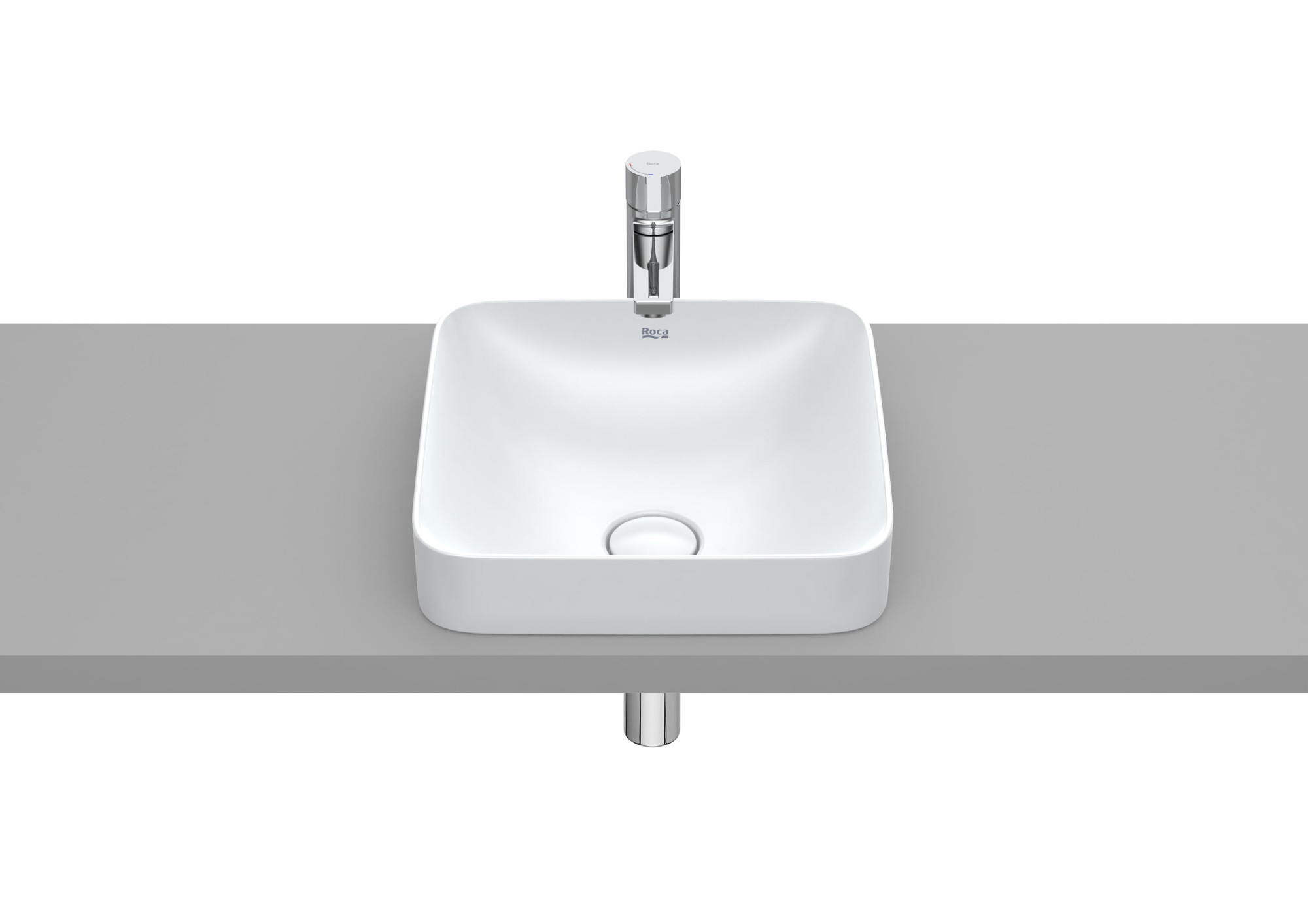 A32753R630 SQUARE - Умывальник FINECERAMIC® спасти ROCA Inspira 
