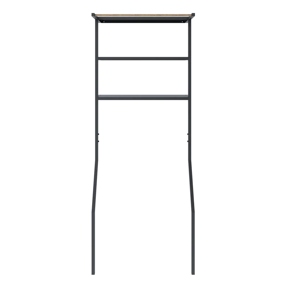 Стеллаж Konsensa Бруклин для стиральной машины с полками и штангой 89375195 STLM-1478158