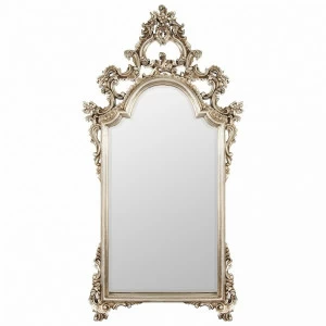 Зеркало-арка 123х65 см античное серебро Pretty Silver ART-ZERKALO ДИЗАЙНЕРСКИЕ 00-3884107 Зеркальный;серебро