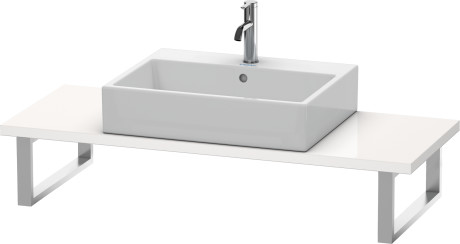 DS104C05353 DuraStyle Консоль для накладной и встраиваемой сверху раковины компакт Каштан темный, декор Duravit - Вид №1