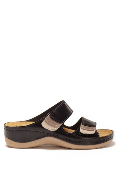 62383 Сандалии "Leon" женские черные LEON  Врач  размер 39  - Вид №3