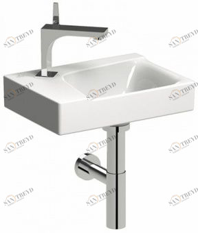 127040000 Подвесная раковина настенная прямоугольная Keramag  белая 