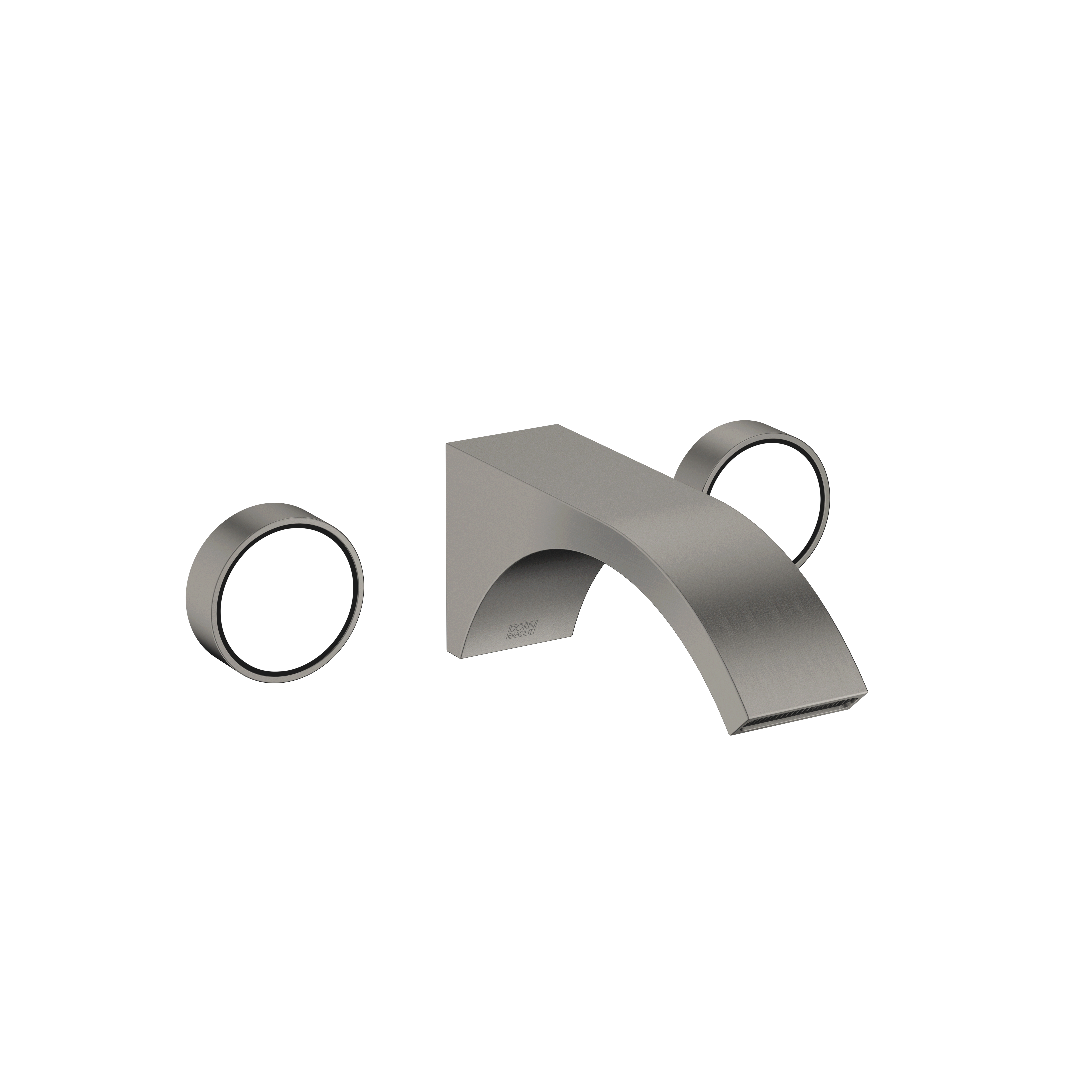 CYO Смеситель для раковины настенный без донного клапана - матовая темная платина 36712811-99 DornBracht