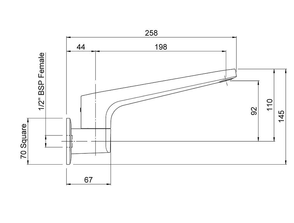 WASPBTSCP Поворотный носик Waipori Methven Хром  - Вид №1